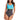 Camiwind Athletic Color Block One-Piece Swimsuit Women Beach Wear Swimming Clothing